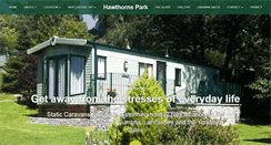 Desktop Screenshot of hawthornscaravanpark.co.uk