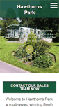 Mobile Screenshot of hawthornscaravanpark.co.uk